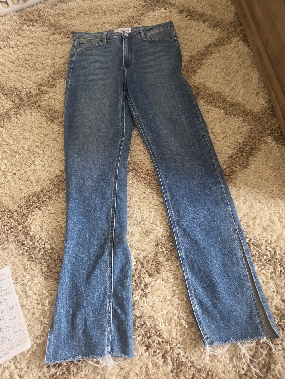 Blue Women's Straight-Leg Jeans